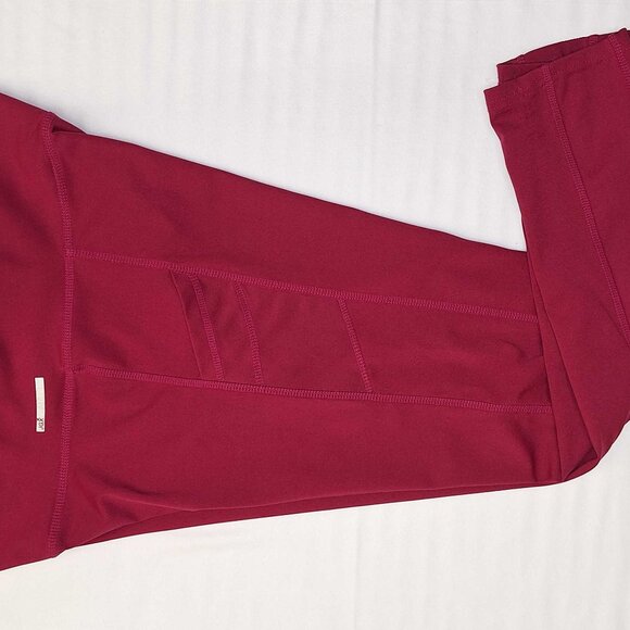 JGX Performance Leggings - Athletic Yoga Pants Red - Size XL - Picture 3 of 5